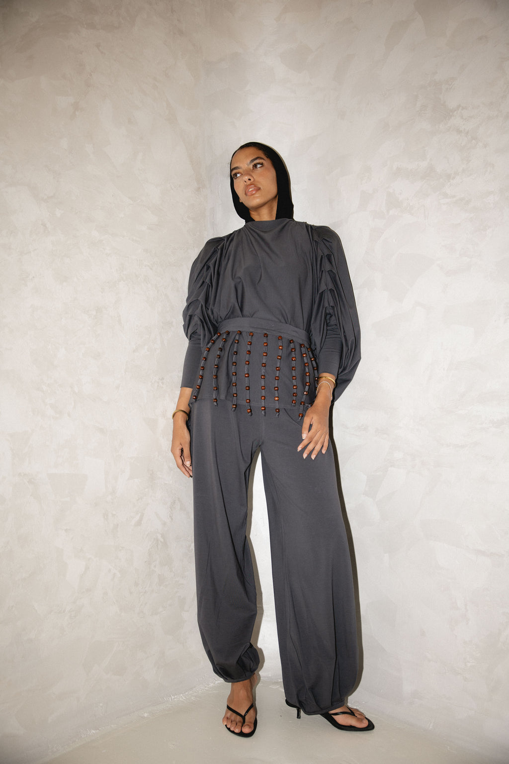 Diva Pants Set - Gray
