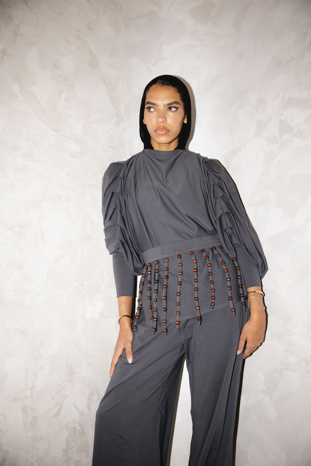 Diva Pants Set - Gray