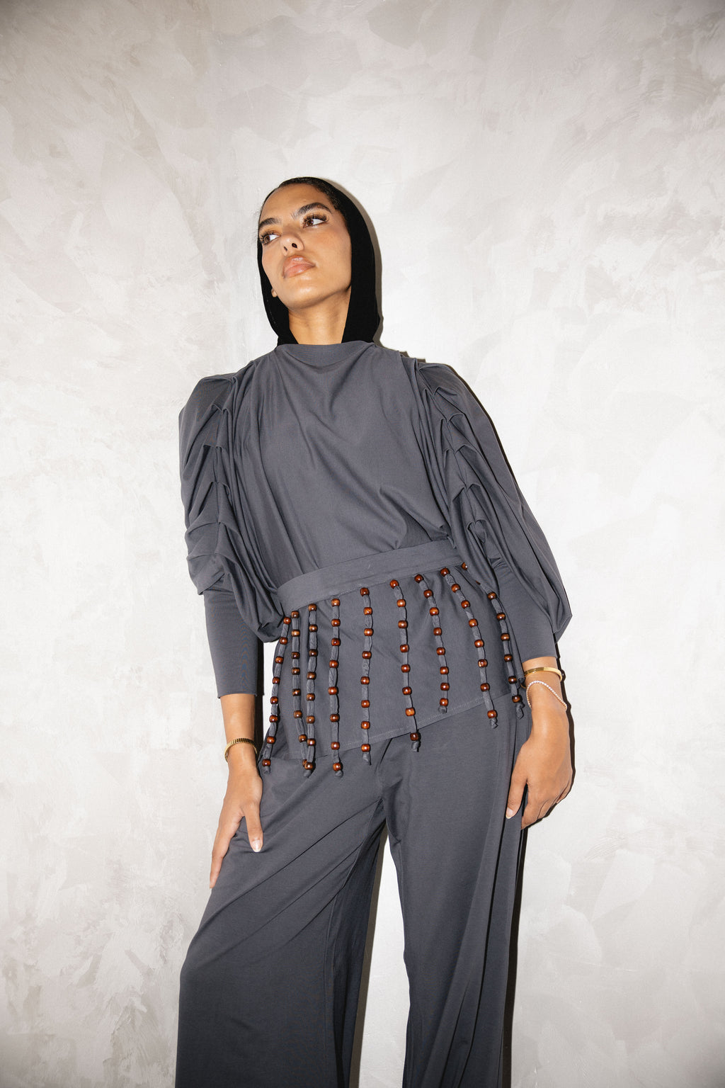 Diva Pants Set - Gray