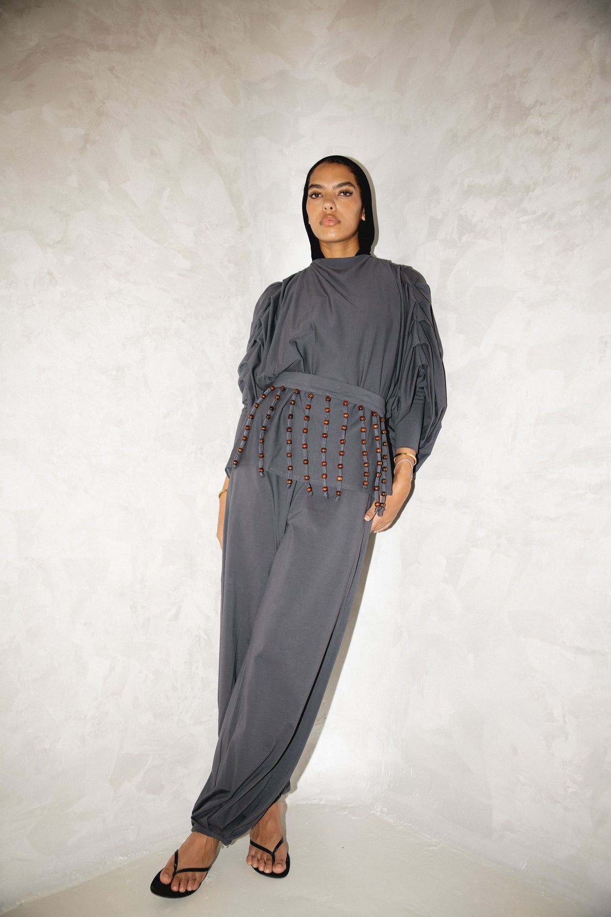 Diva Pants Set - Gray