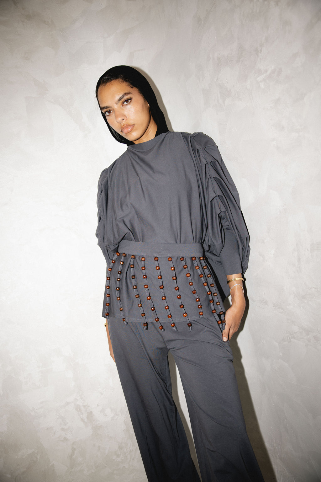 Diva Pants Set - Gray