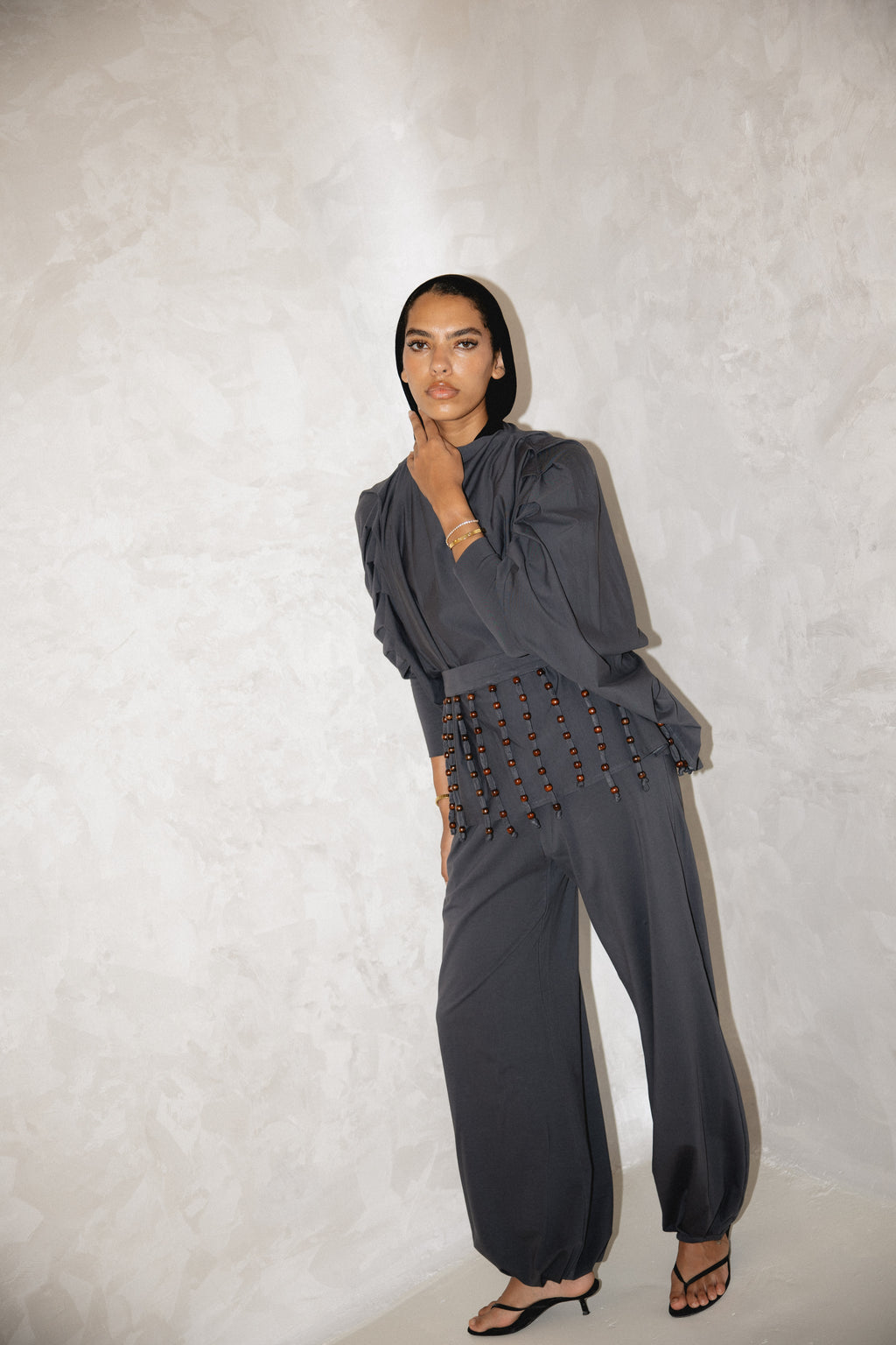 Diva Pants Set - Gray