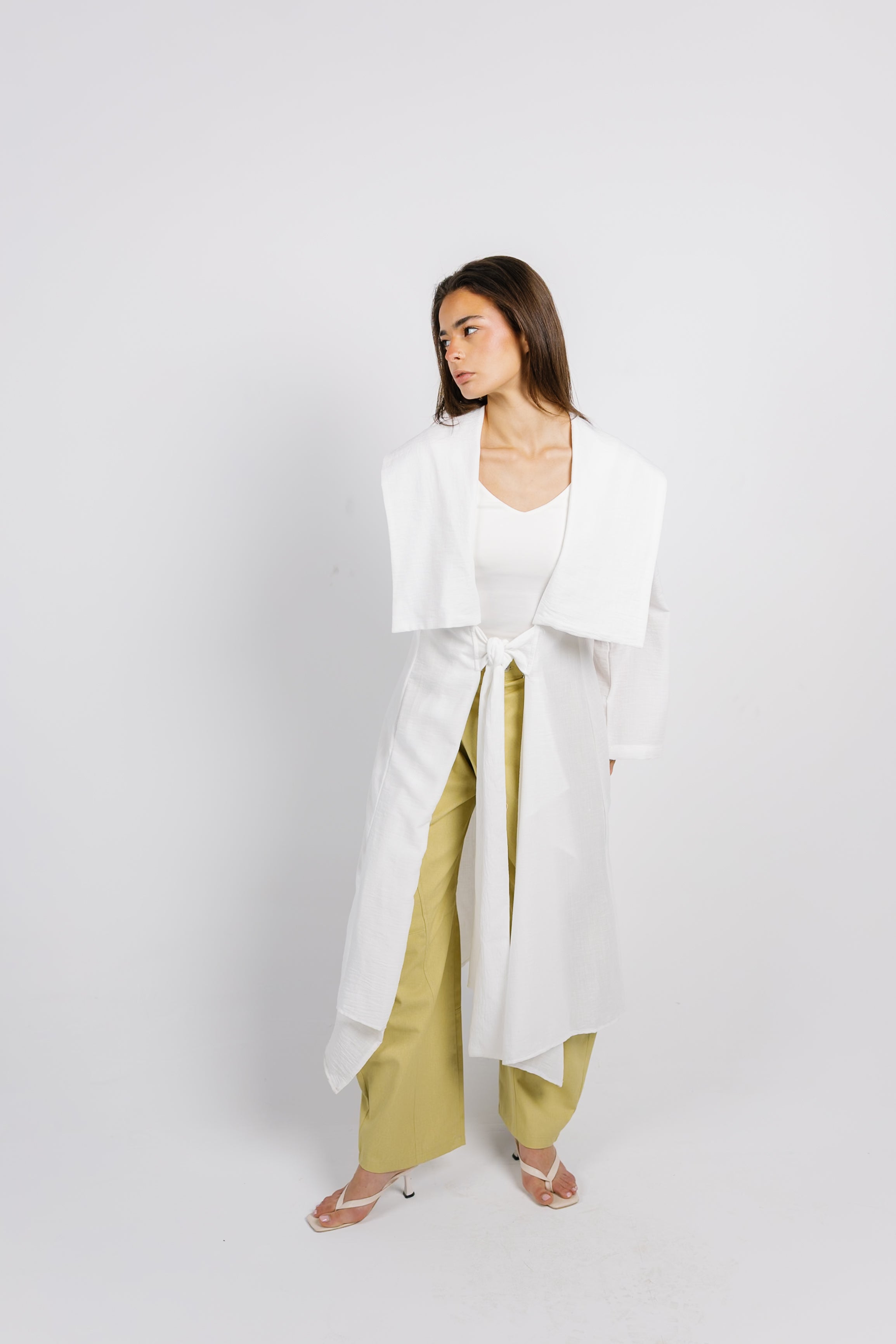 Sway Wrap Shirt - Offwhite