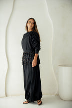 Diva Skirt Set - Black