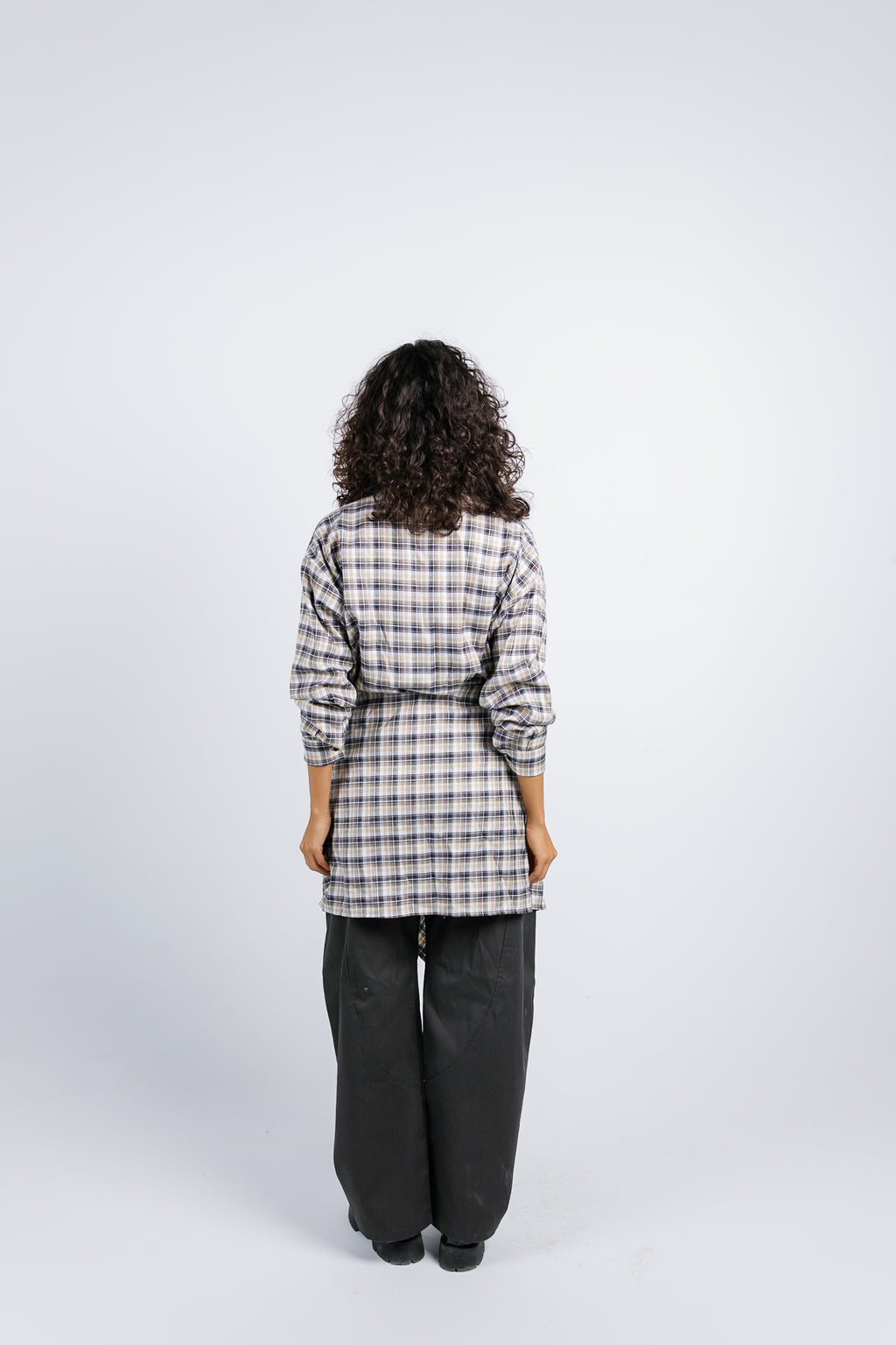 The Checkered Top - Yellow