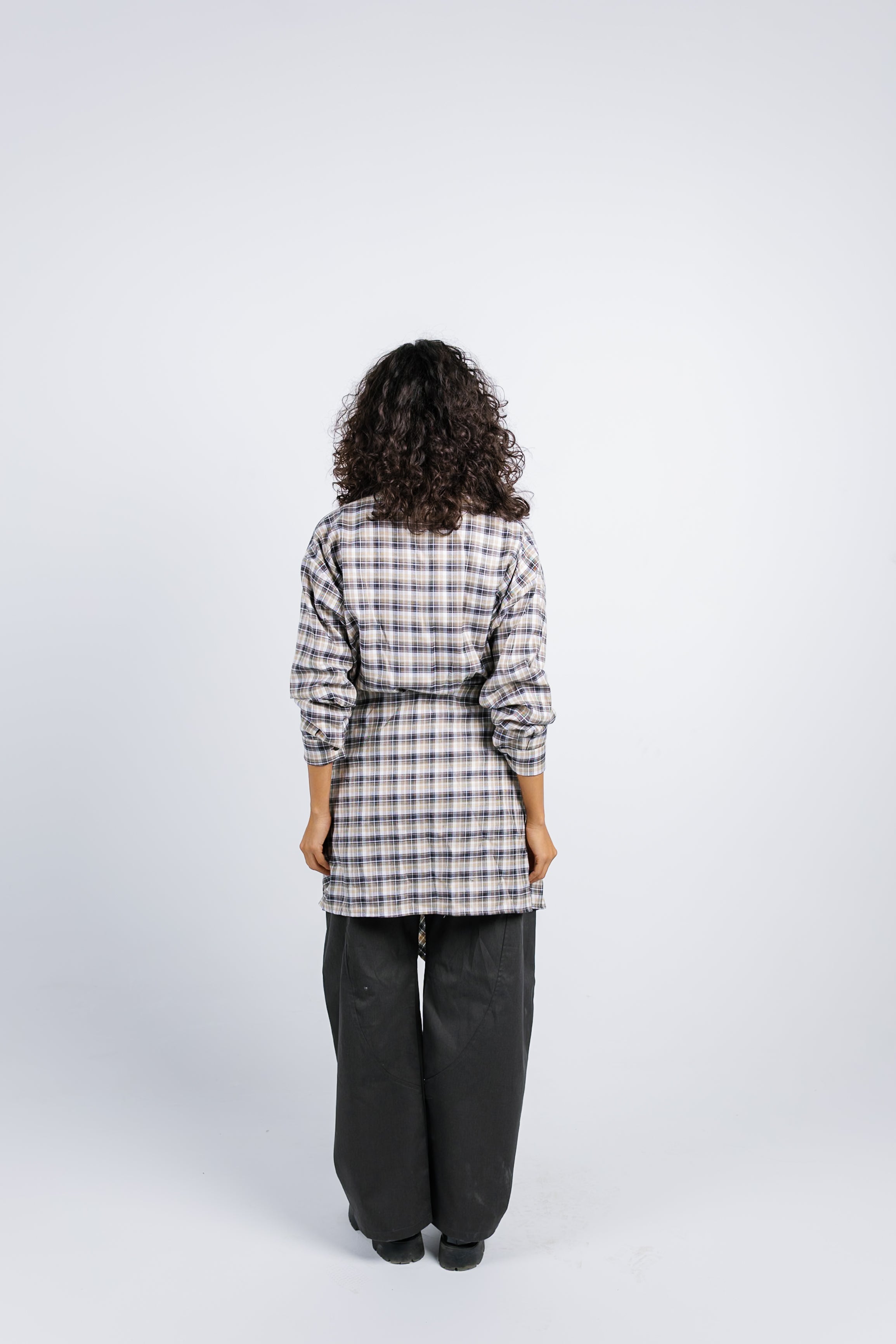 The Checkered Top - Yellow