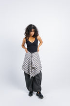 The Checkered Top - Yellow
