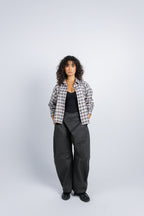 The Checkered Top - Yellow