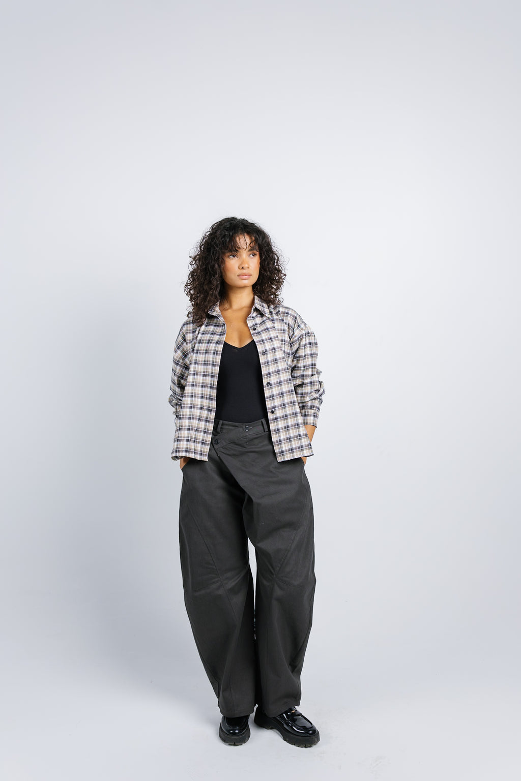 The Checkered Top - Yellow