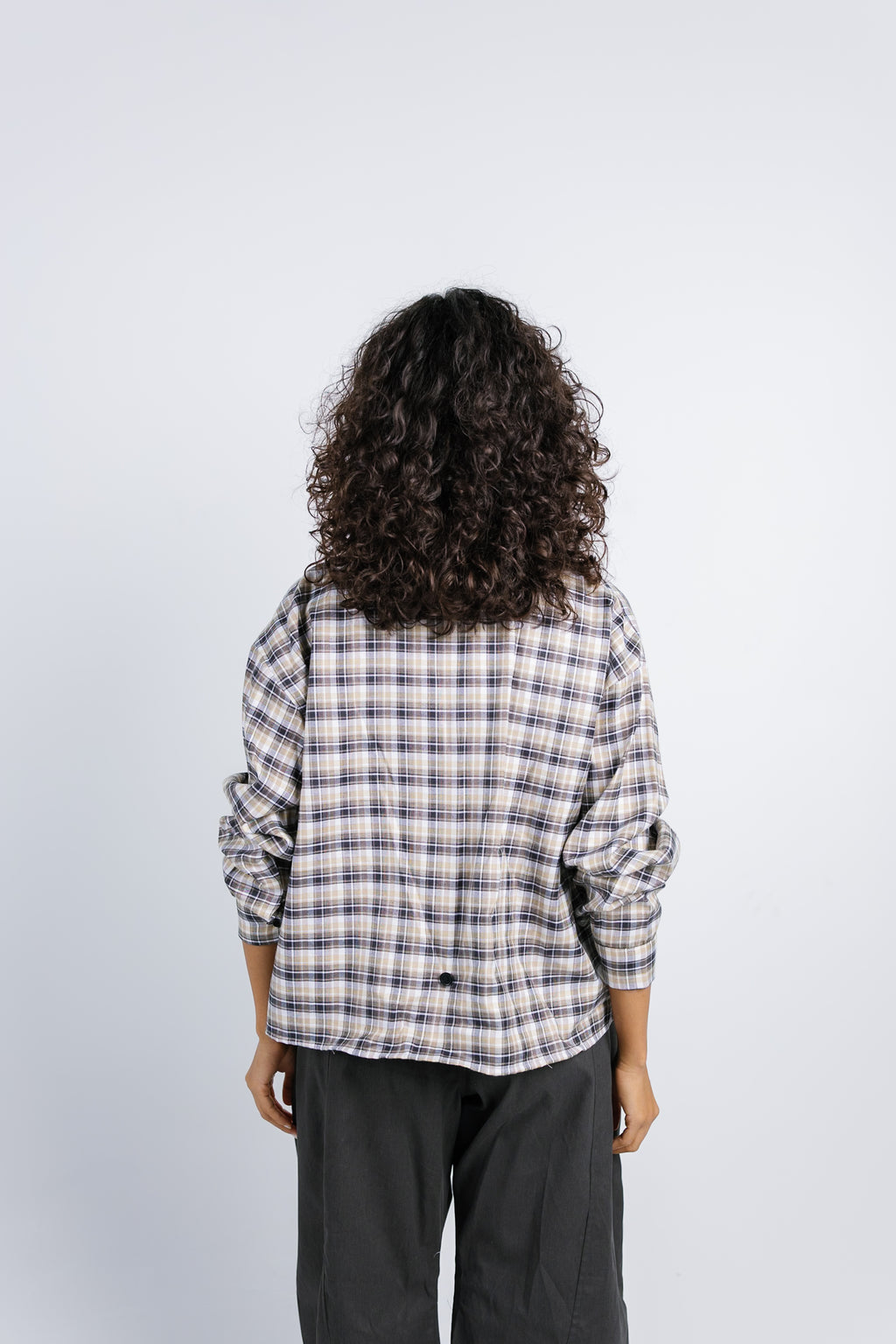 The Checkered Top - Yellow