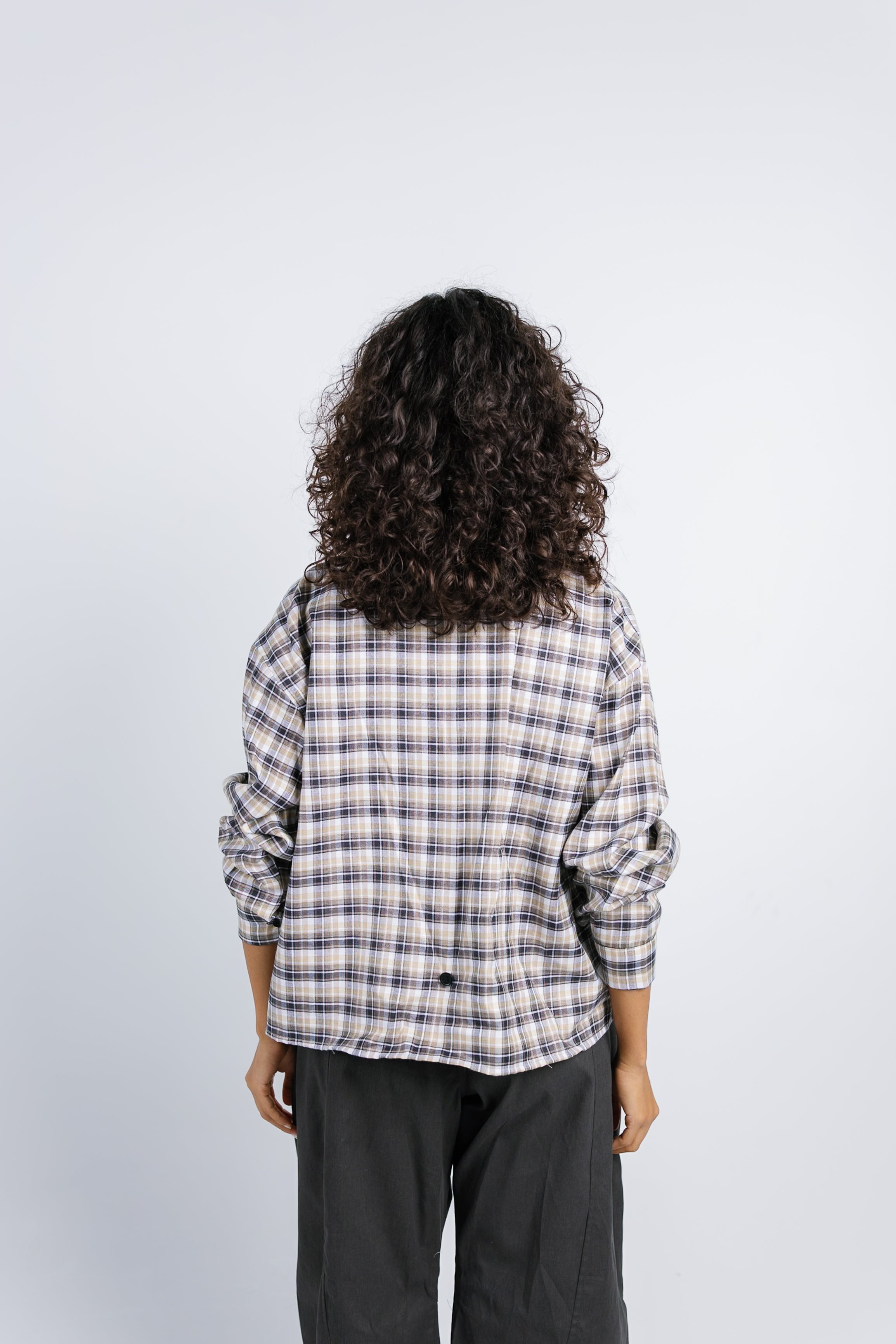 The Checkered Top - Yellow