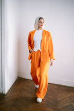 Dad Blazer - Coral Orange