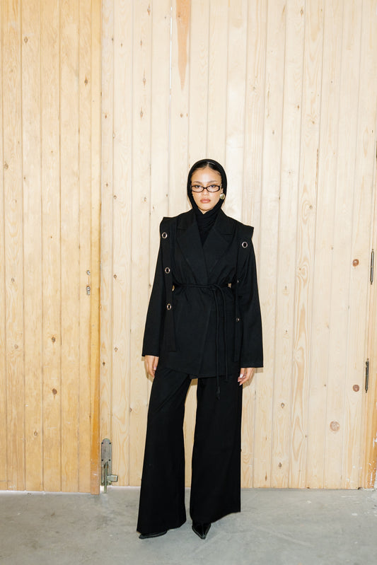 The Studded Affair Set - Black