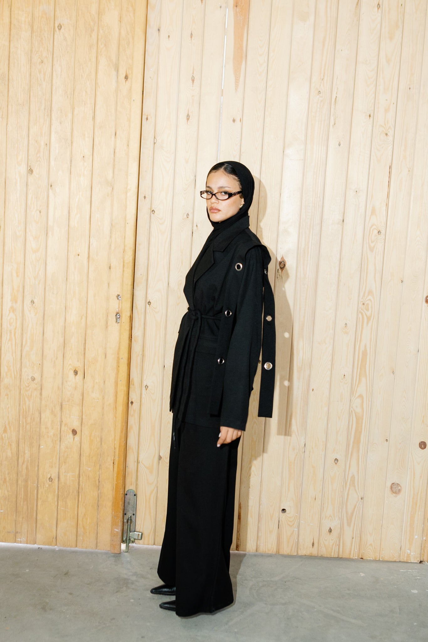 The Studded Affair Set - Black