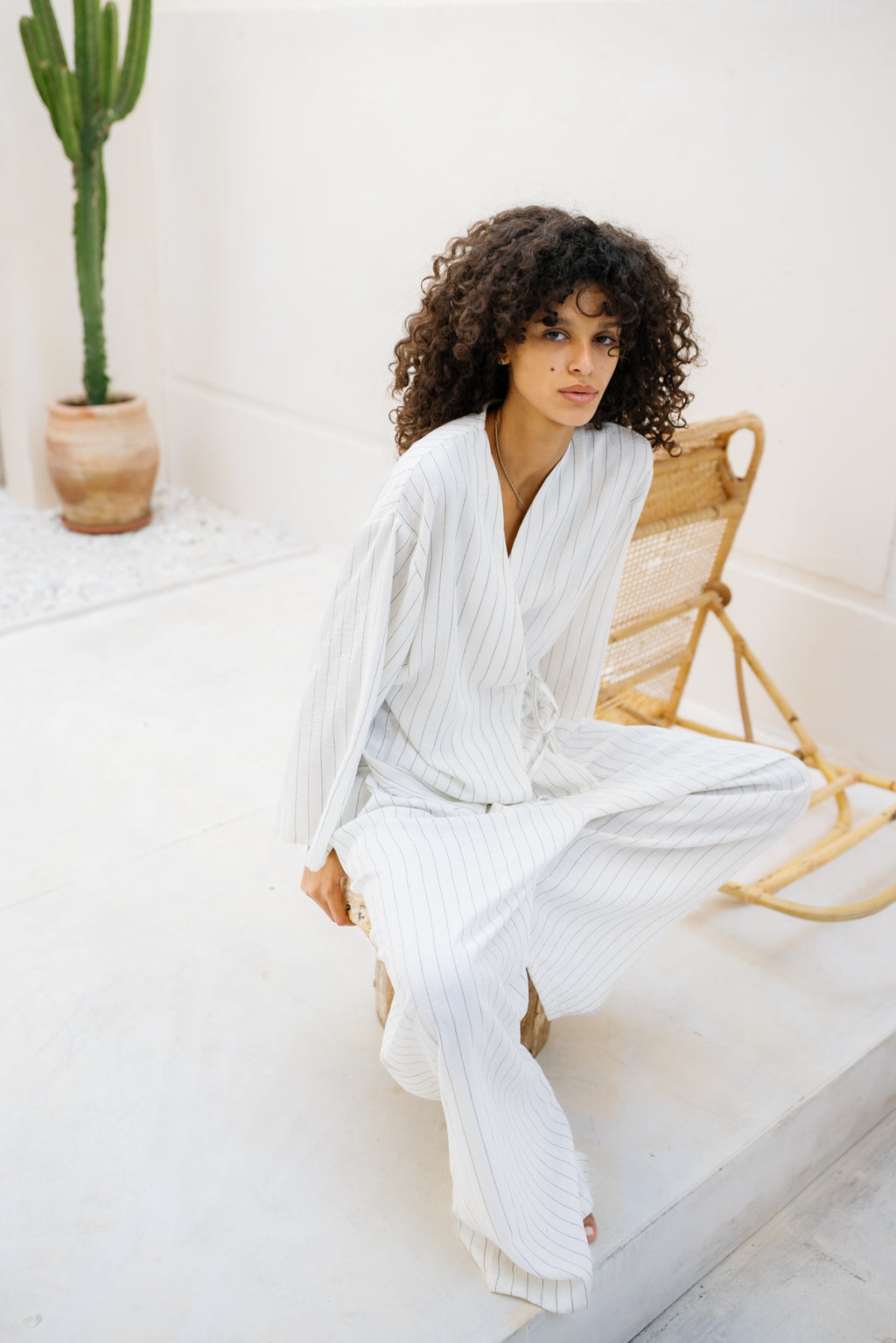 Salt & Stripe Set - White