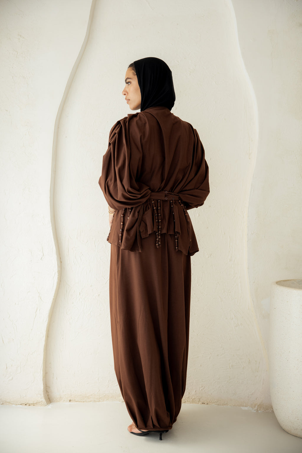 Diva Skirt Set - Brown