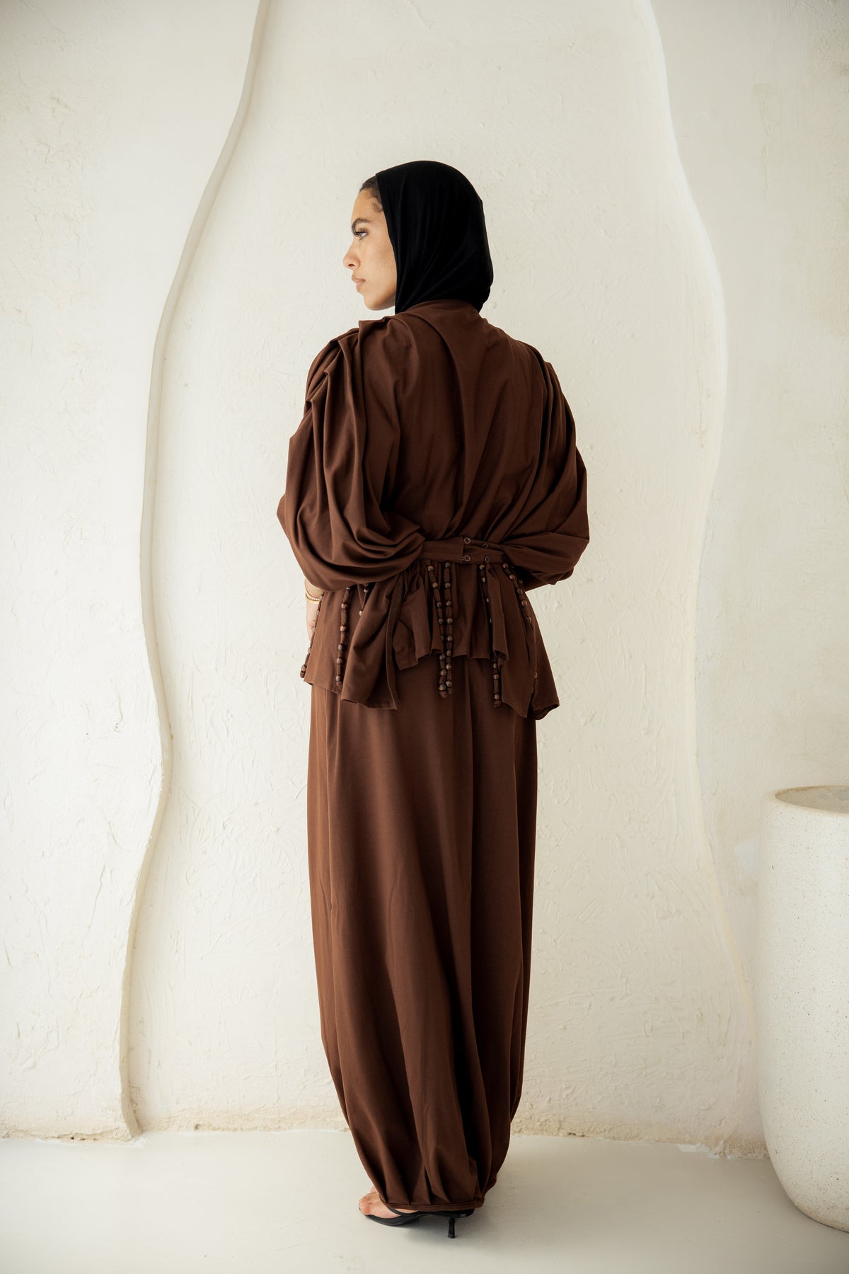 Diva Skirt Set - Brown