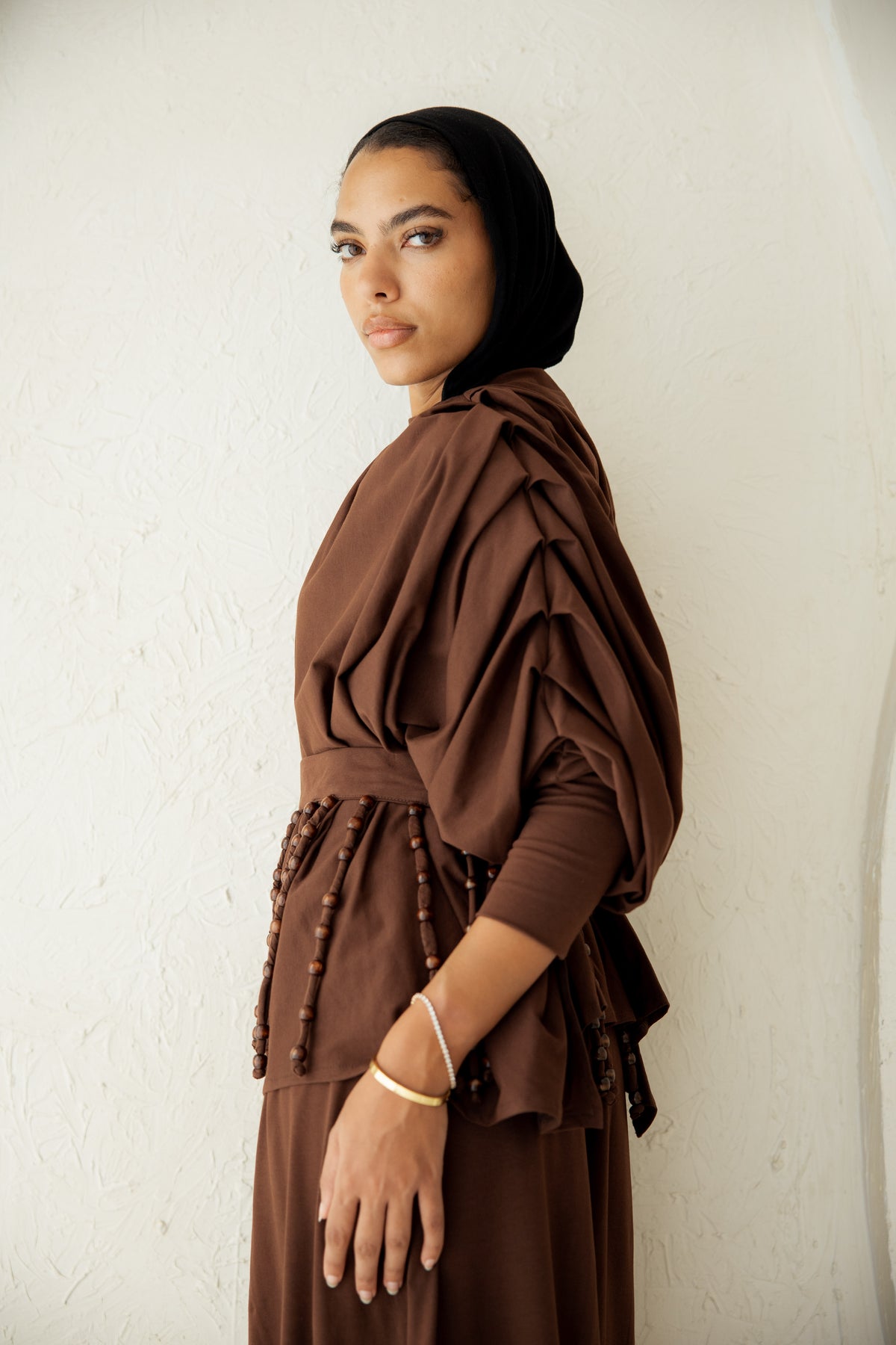 Diva Skirt Set - Brown