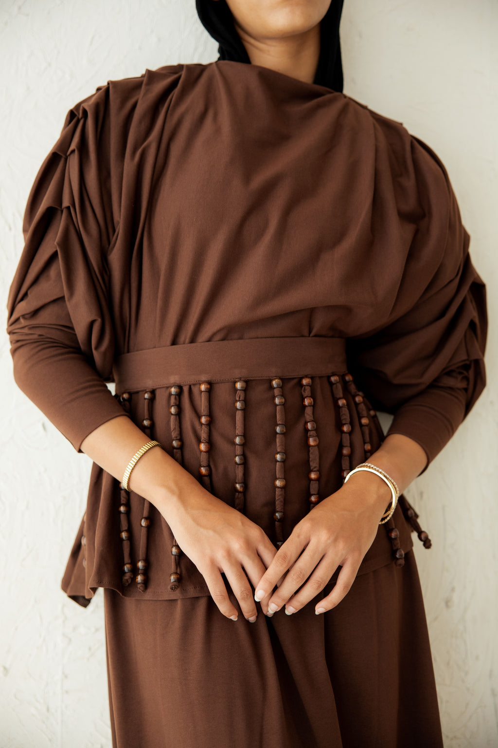Diva Skirt Set - Brown