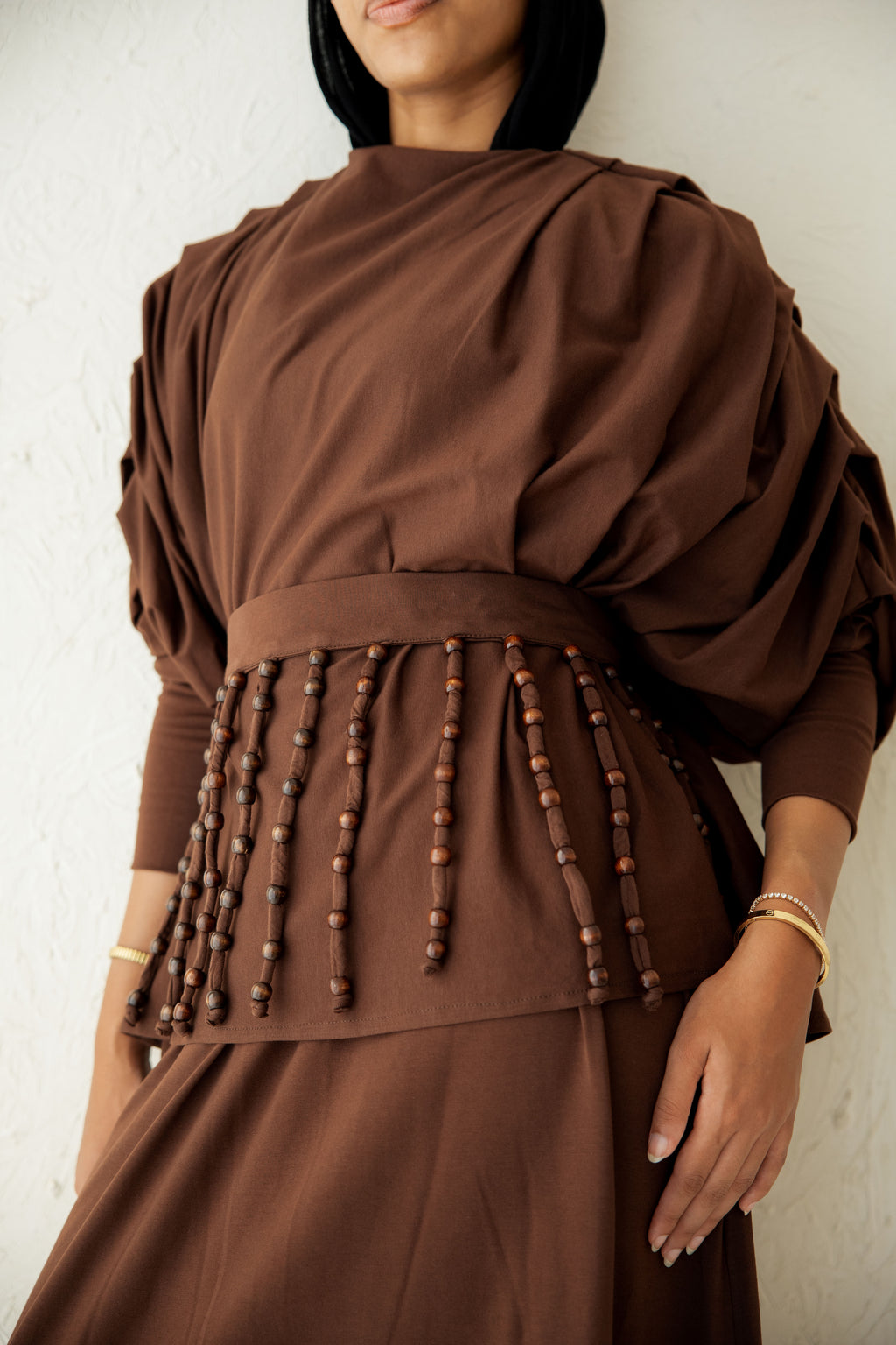 Diva Skirt Set - Brown