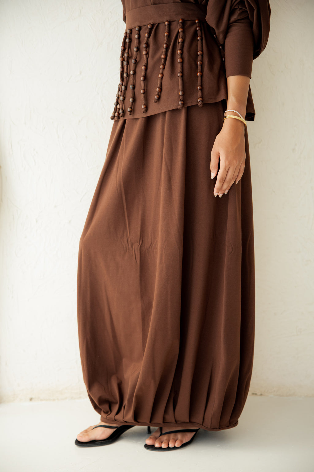 Diva Skirt Set - Brown