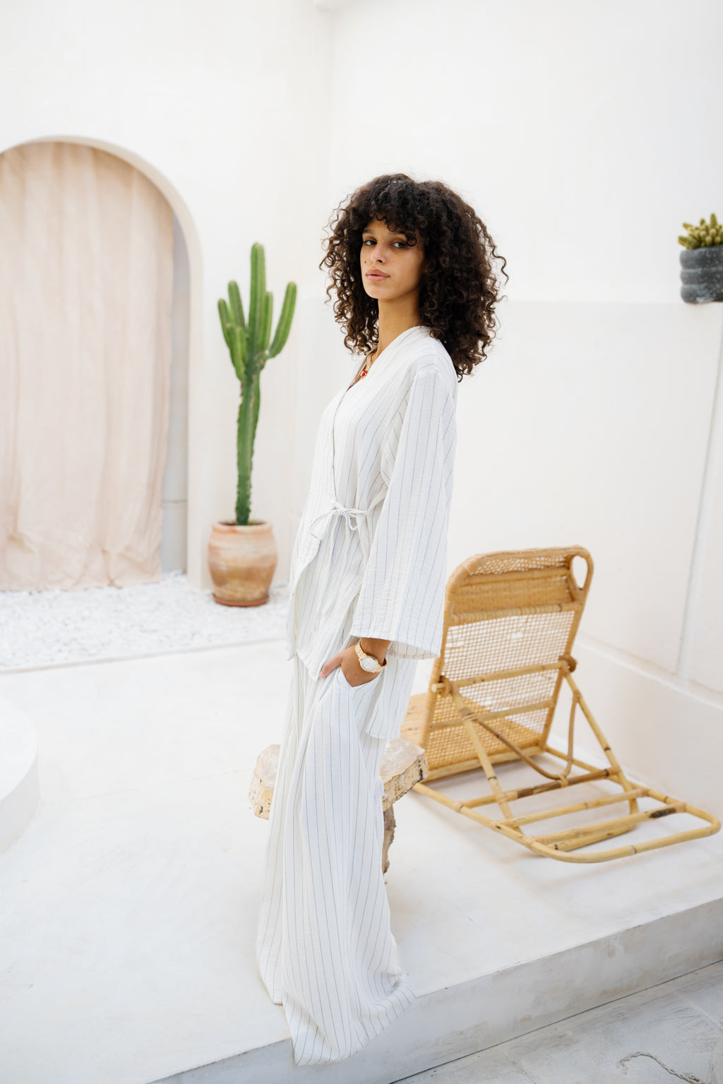 Salt & Stripe Set - White