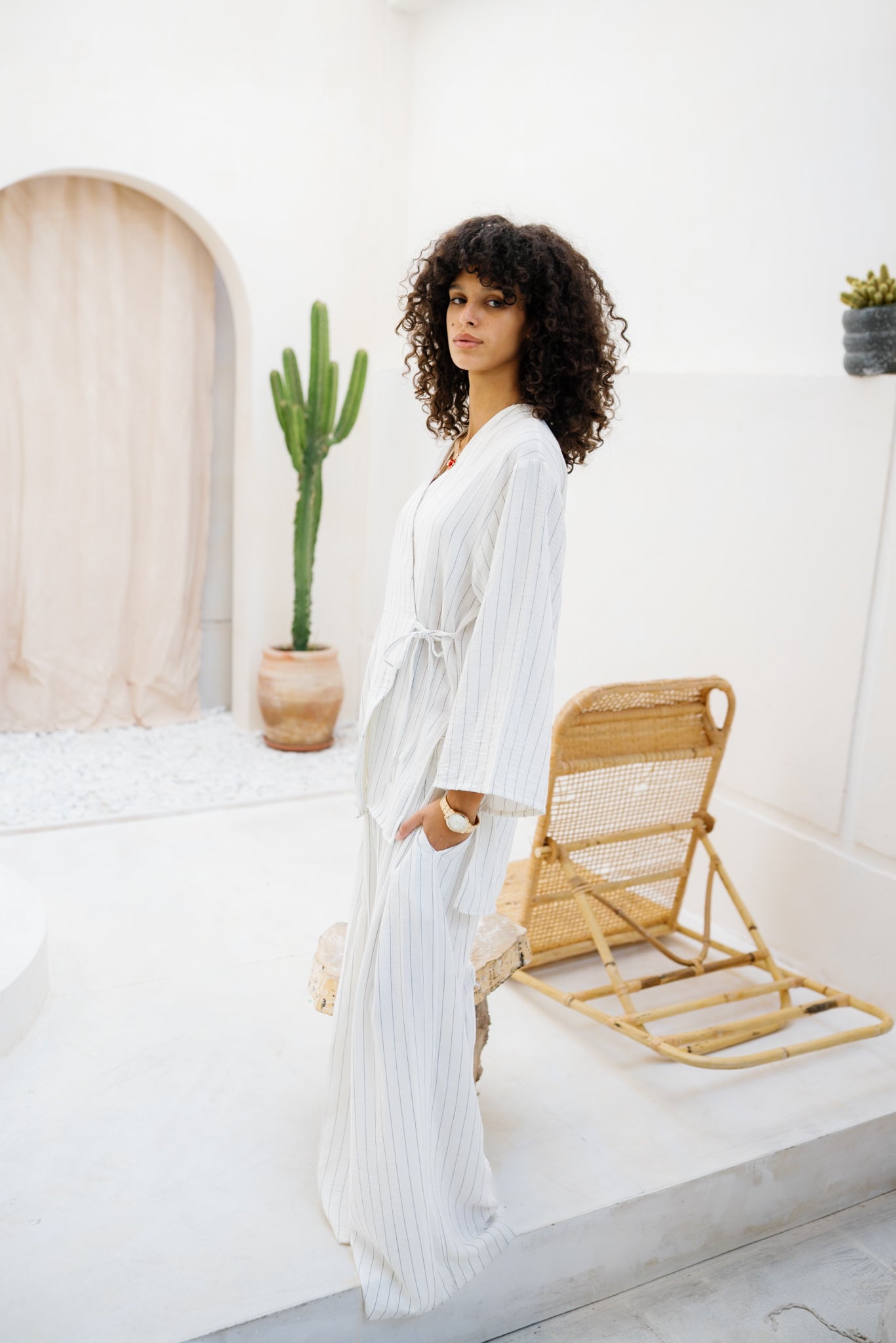 Salt & Stripe Set - White