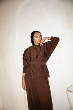 Diva Skirt Set - Brown