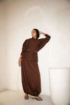 Diva Skirt Set - Brown