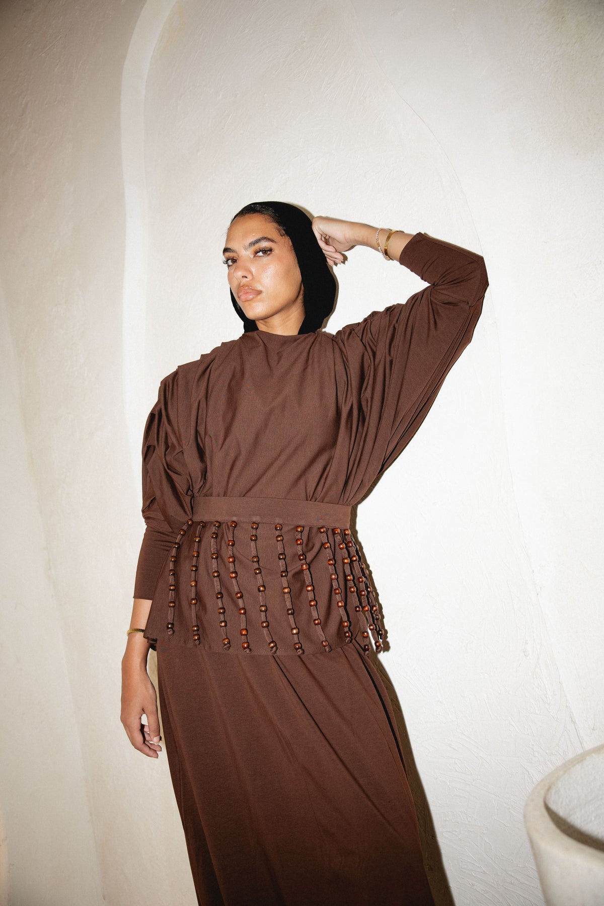 Diva Skirt Set - Brown