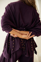 Diva Pants Set -Plum