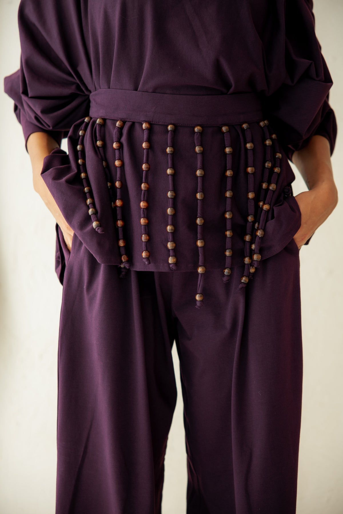 Diva Pants Set -Plum