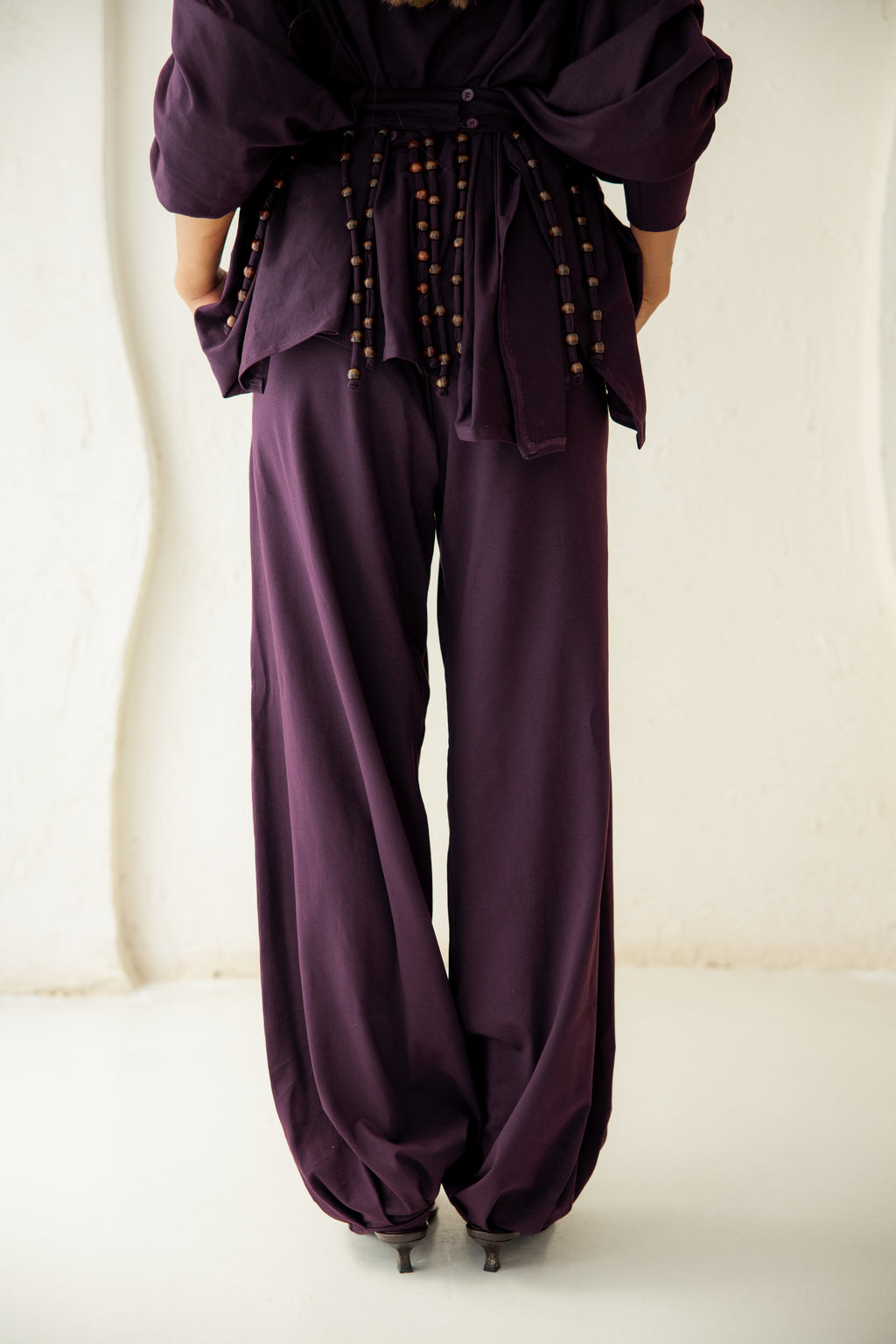 Diva Pants Set -Plum