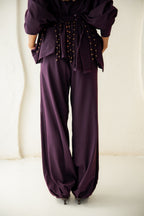 Diva Pants Set -Plum