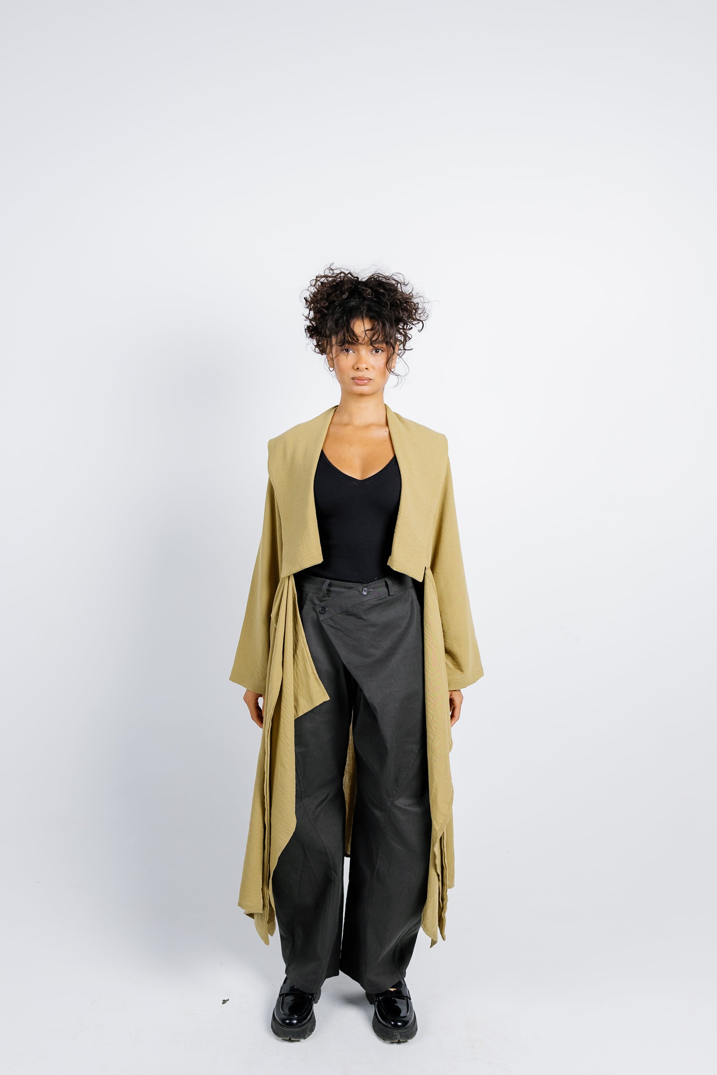 Sway Wrap Shirt - Yellow