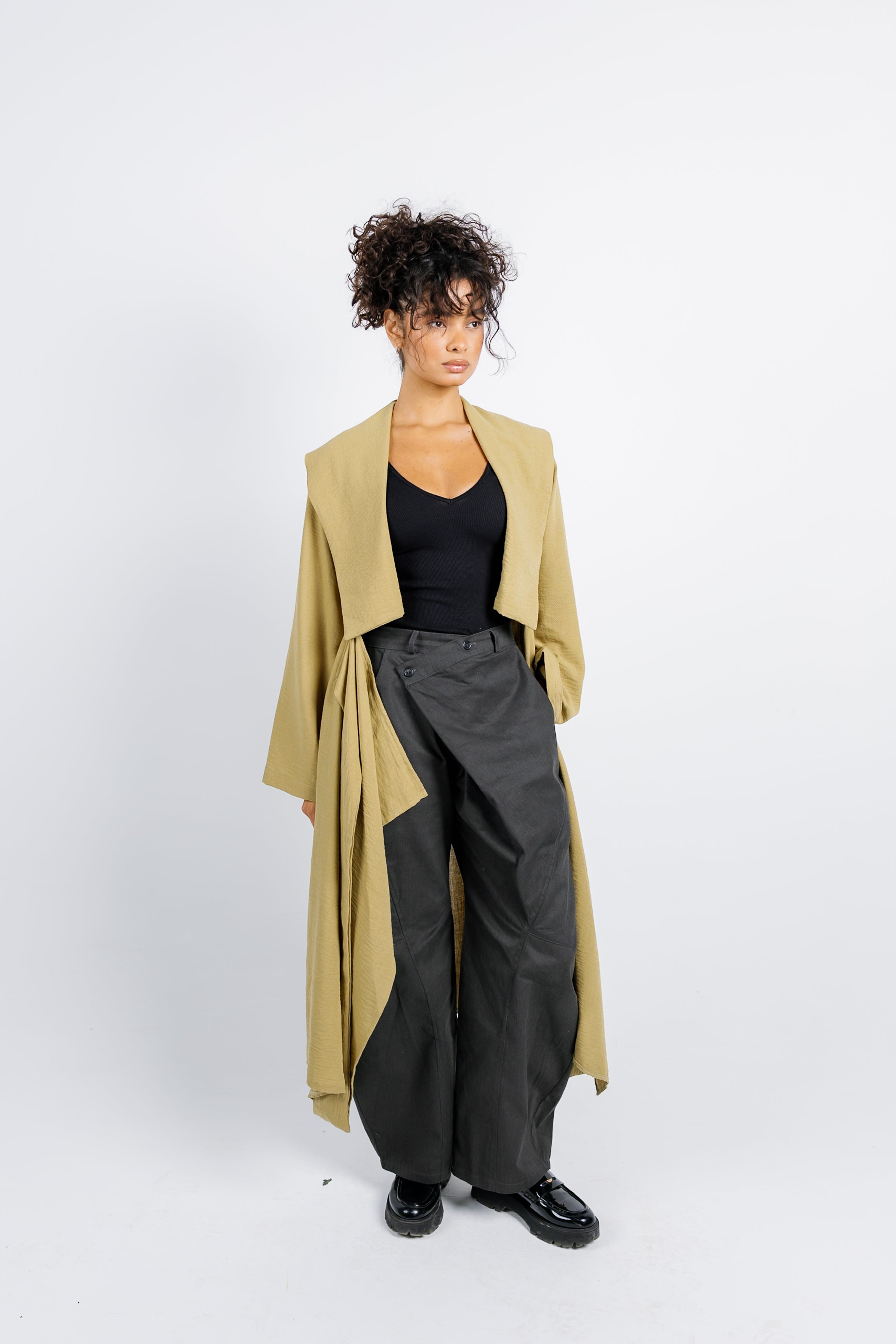 Sway Wrap Shirt - Yellow