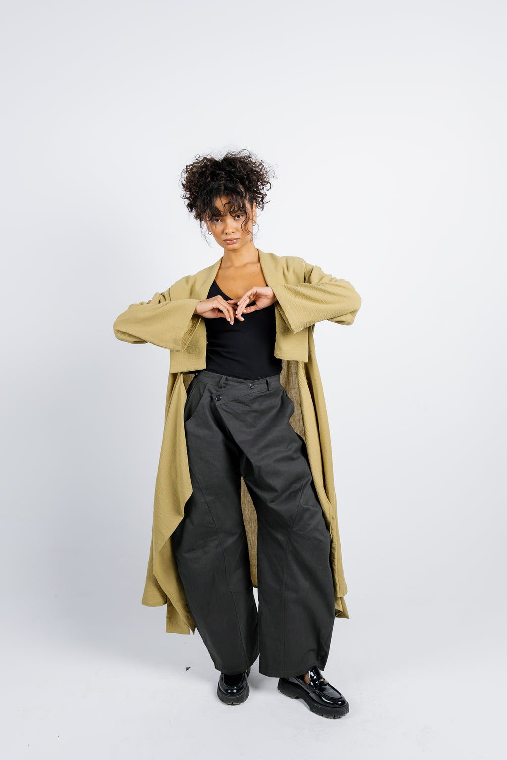 Sway Wrap Shirt - Yellow