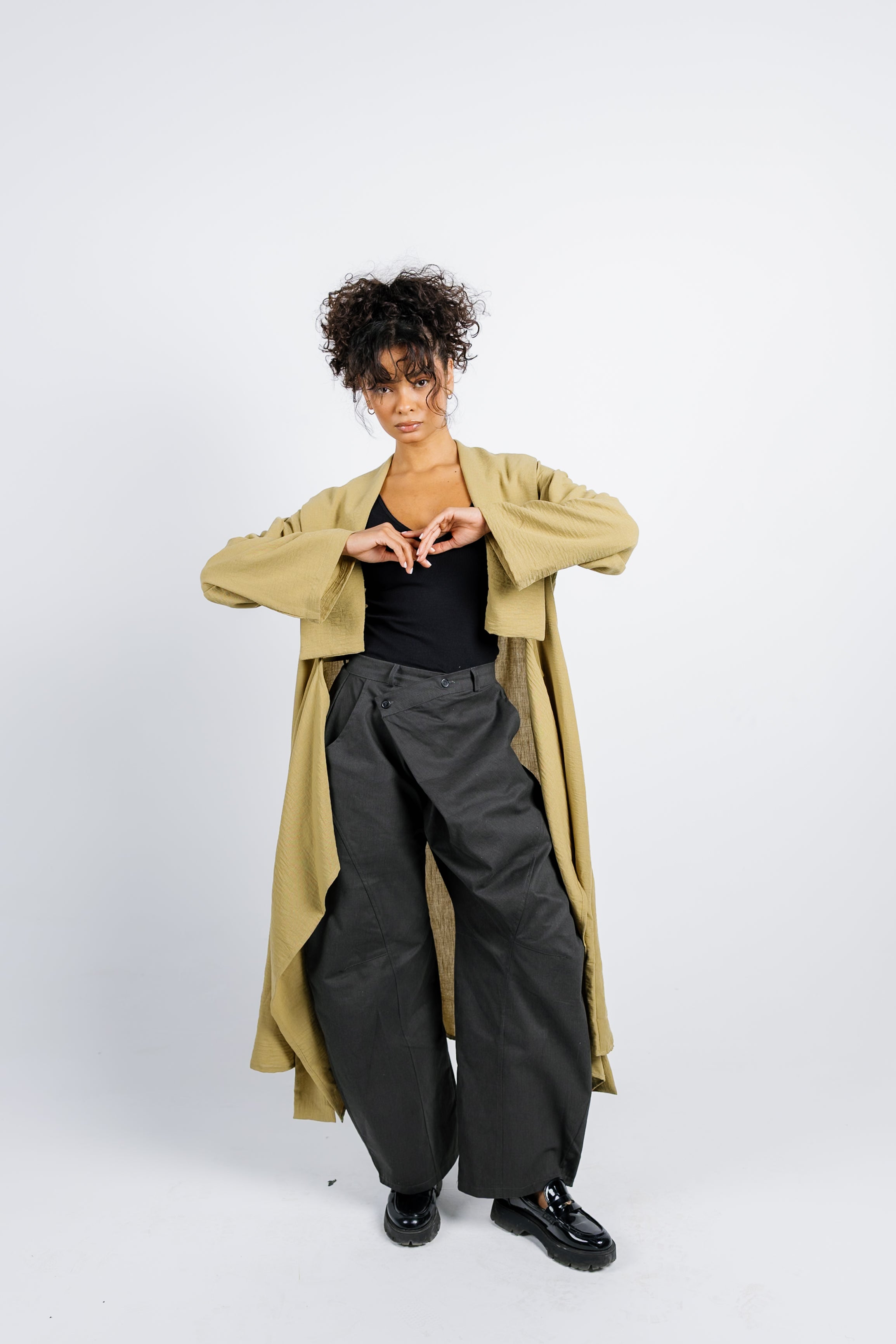 Sway Wrap Shirt - Yellow