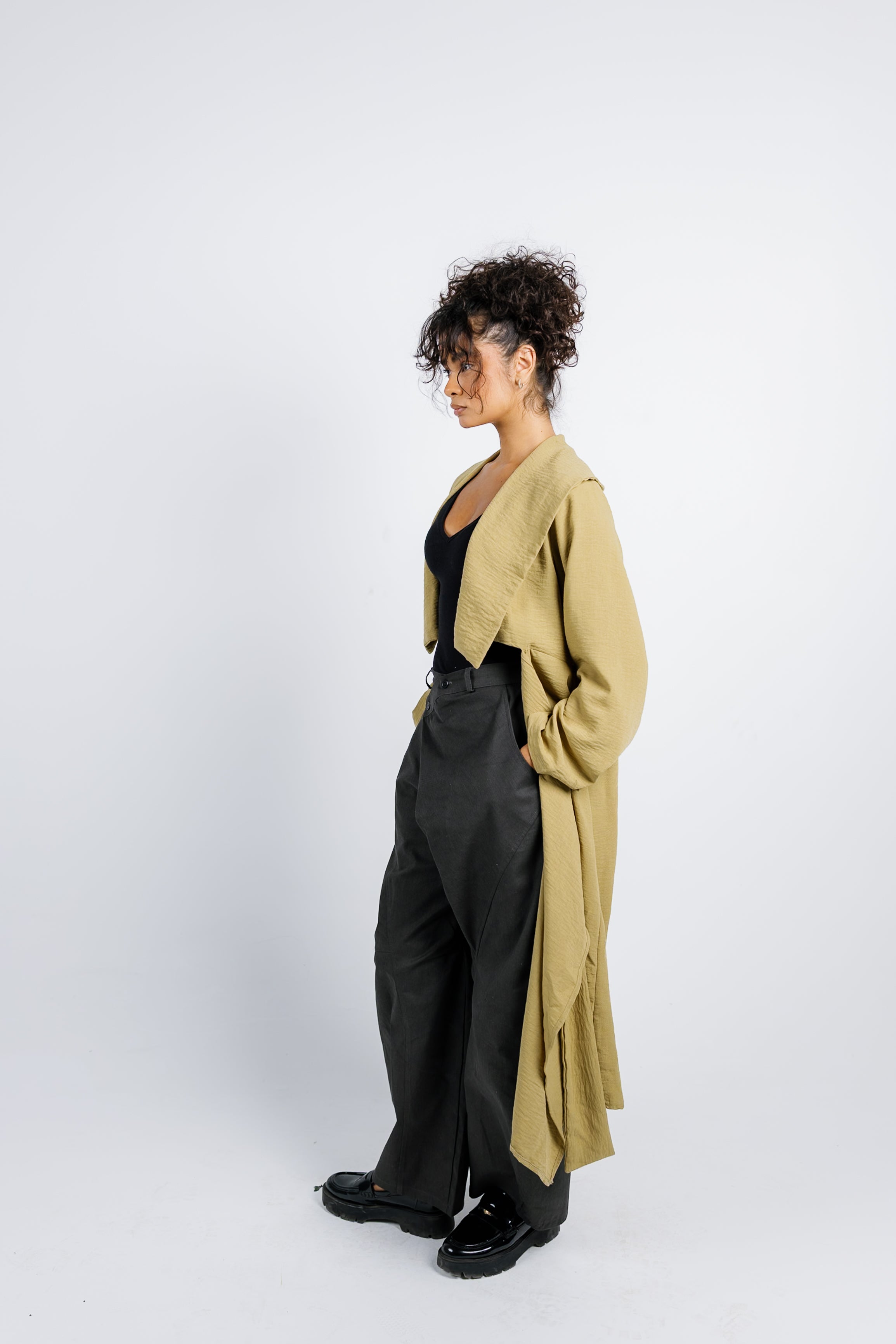 Sway Wrap Shirt - Yellow