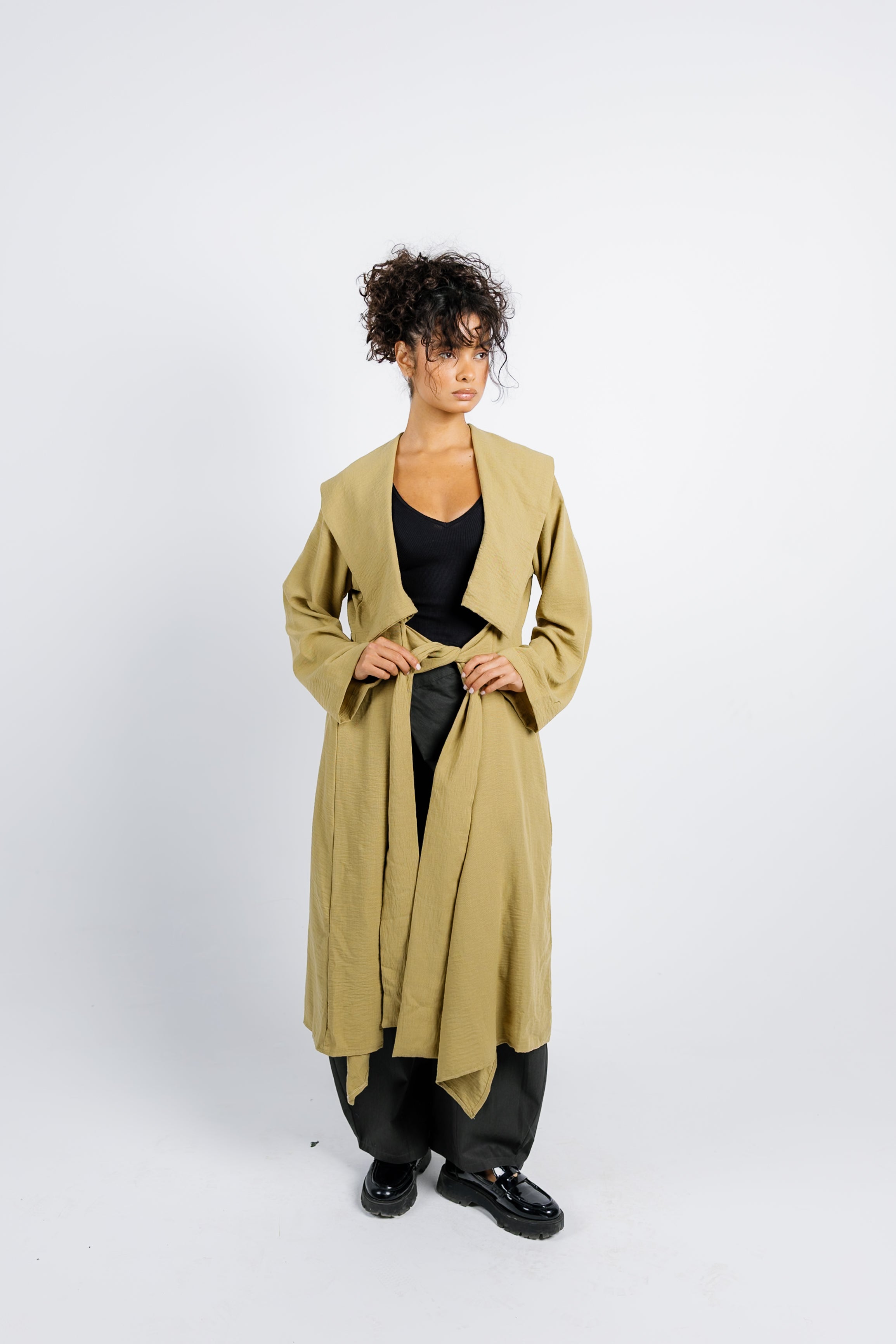 Sway Wrap Shirt - Yellow