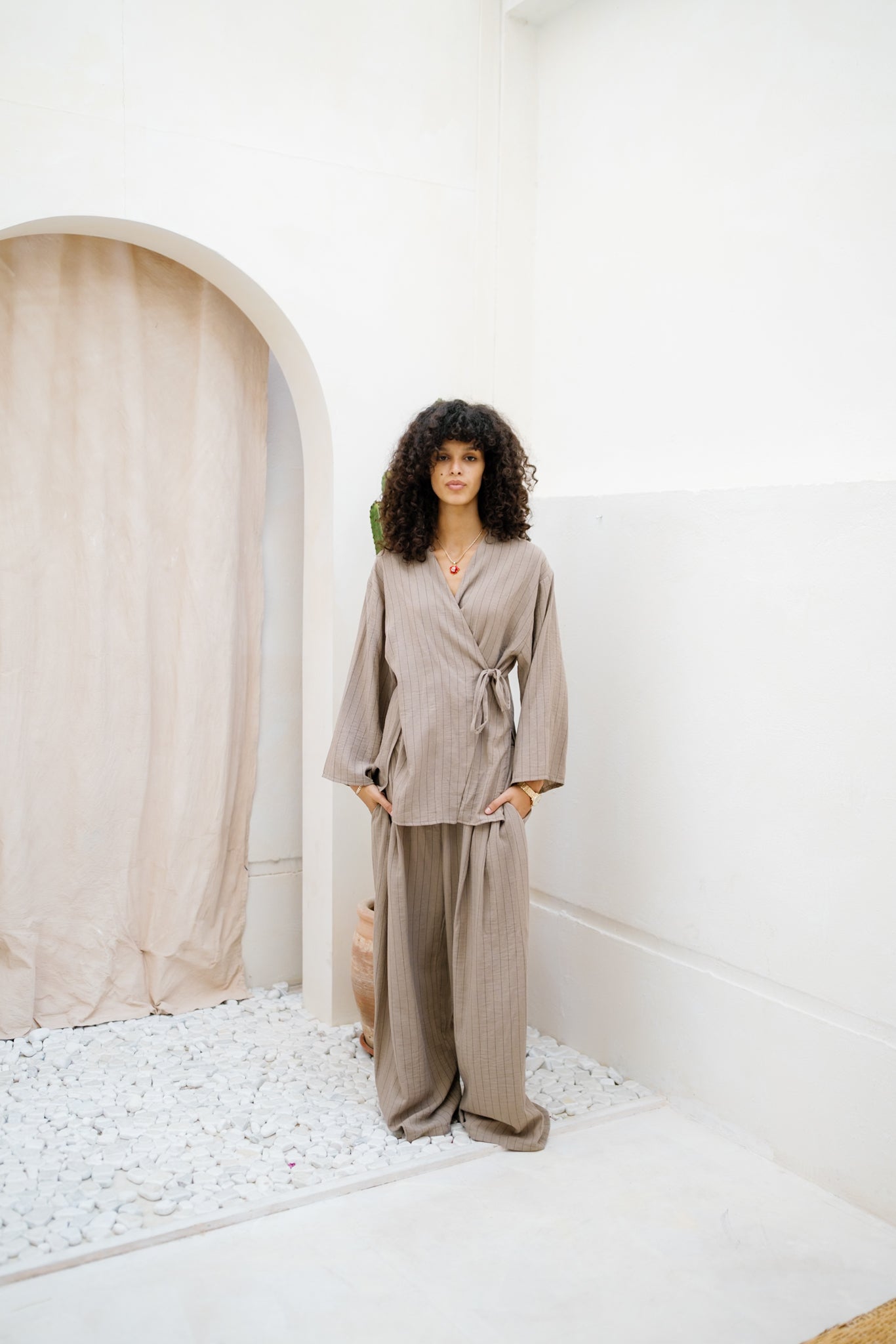 Salt & Stripe Set - Coffee