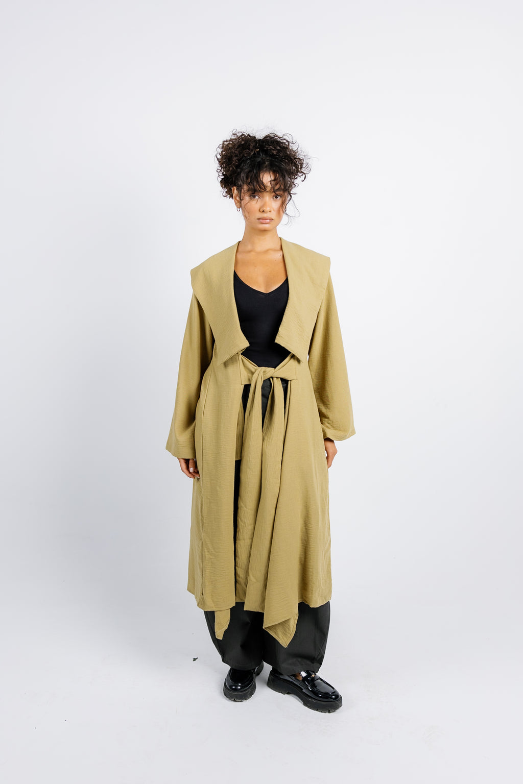 Sway Wrap Shirt - Yellow