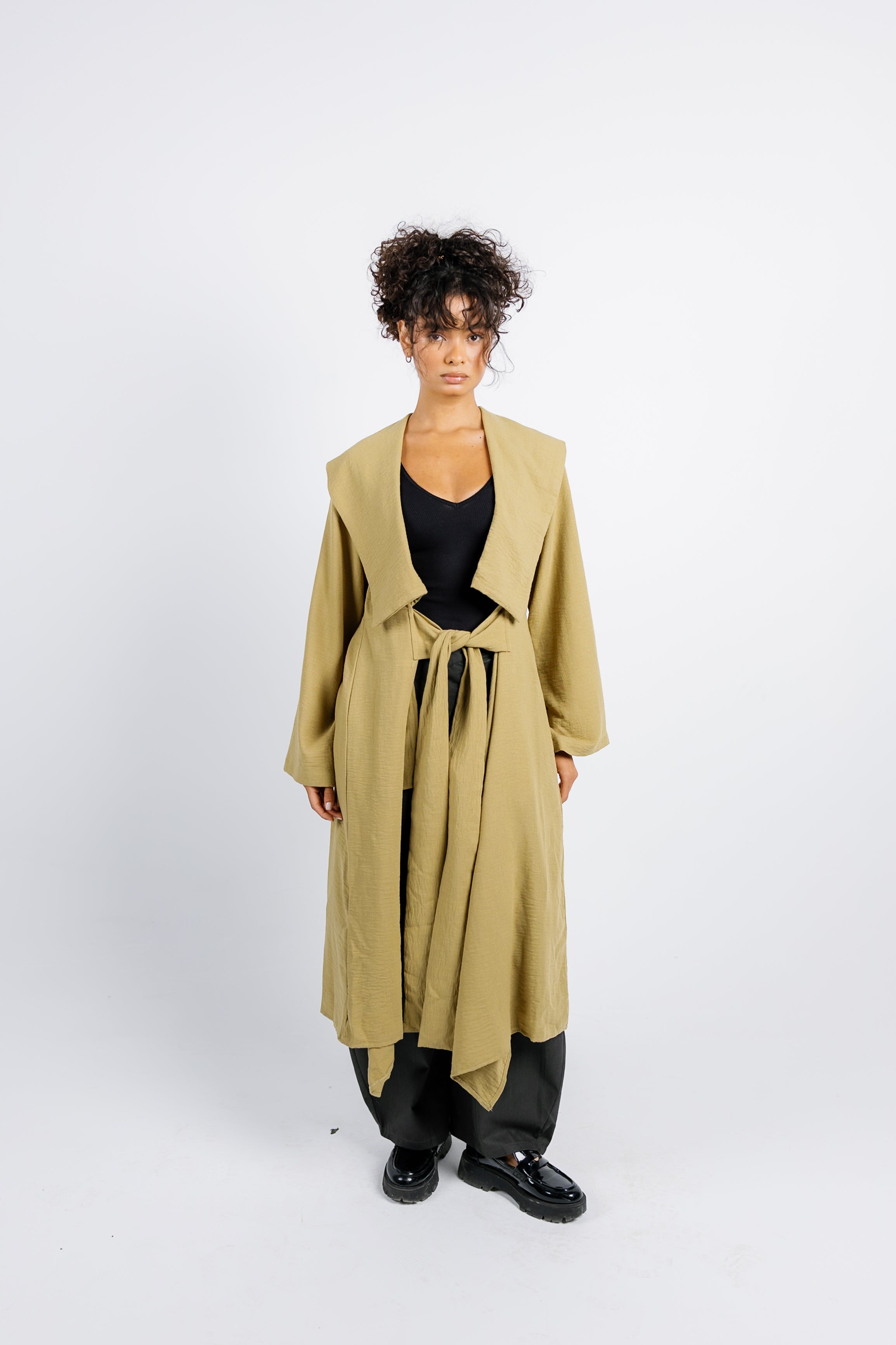 Sway Wrap Shirt - Yellow