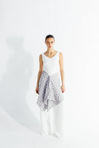 The Checkered Top - Brown