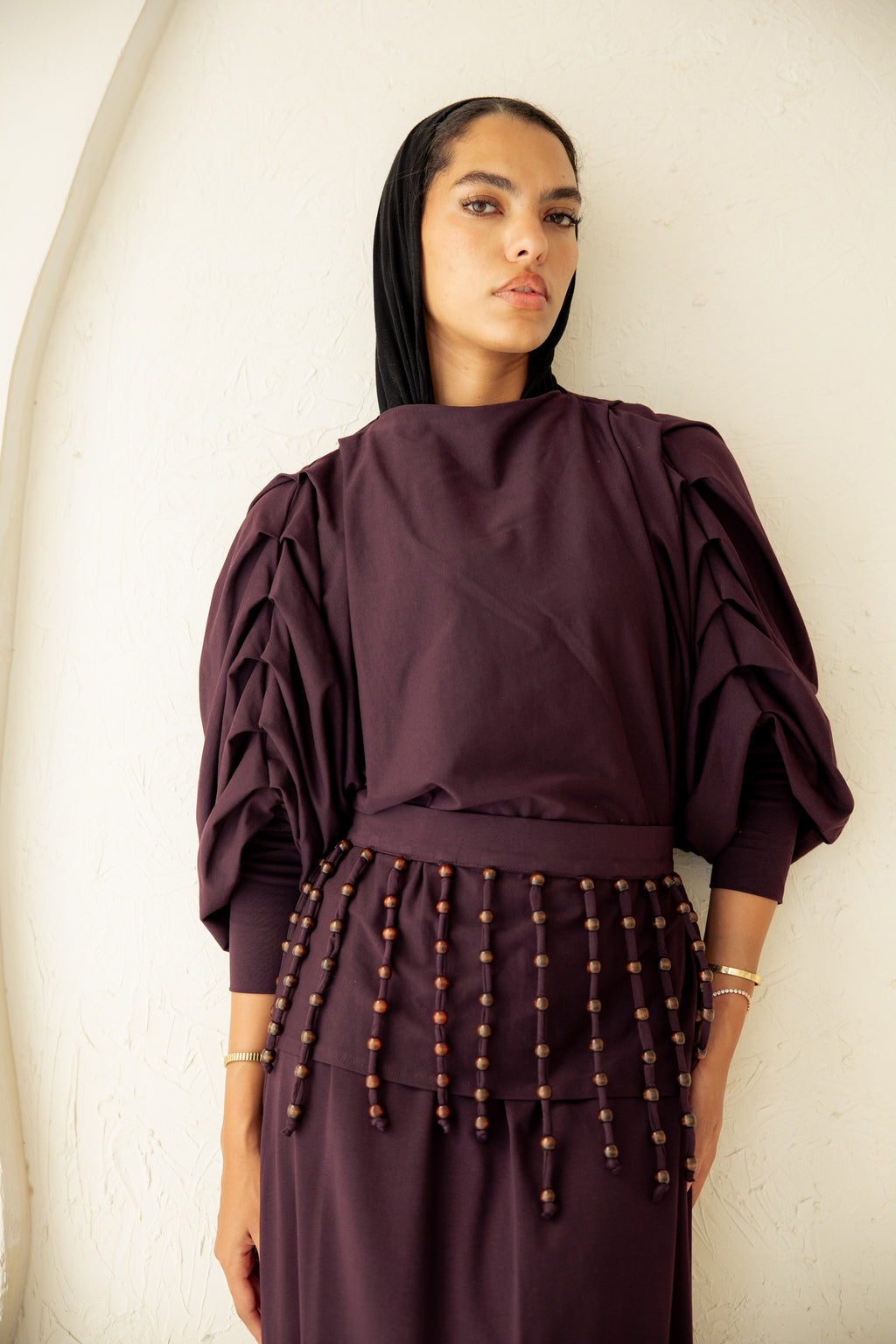 Diva Skirt Set - Plum