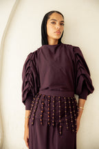 Diva Skirt Set - Plum