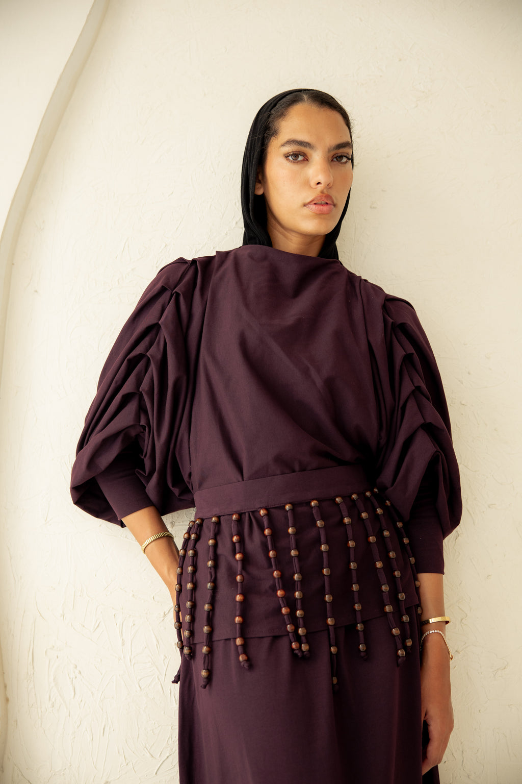 Diva Skirt Set - Plum