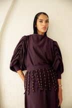 Diva Skirt Set - Plum
