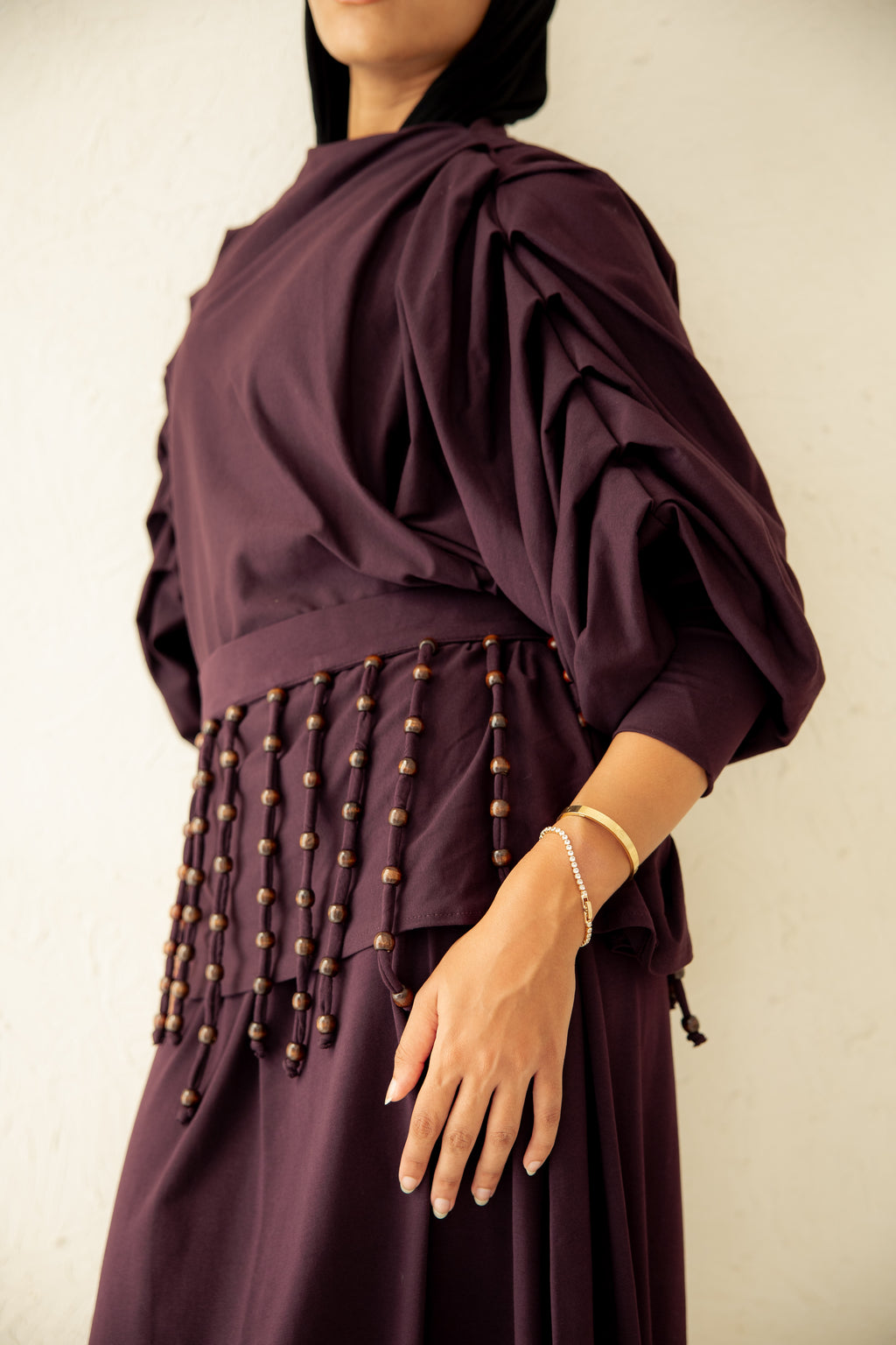 Diva Skirt Set - Plum