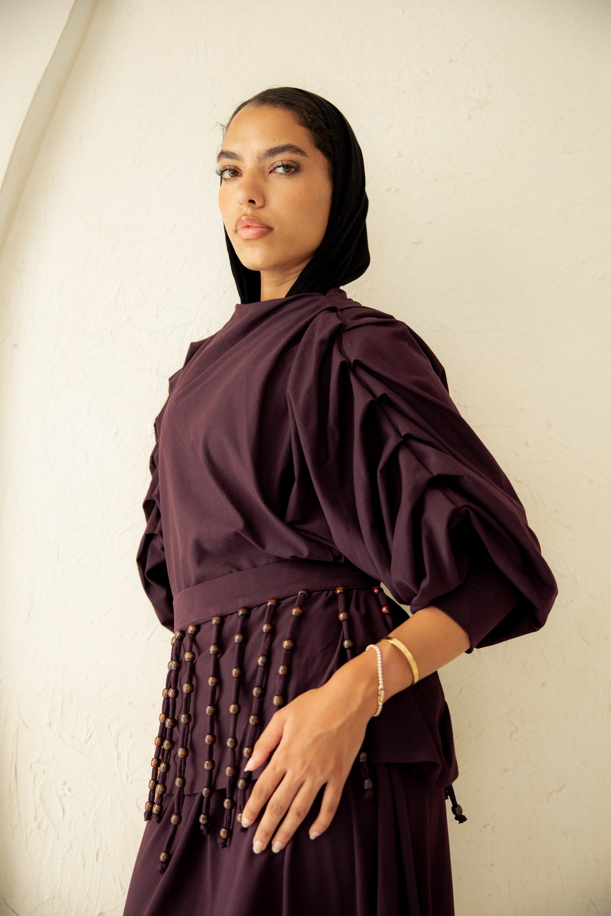 Diva Skirt Set - Plum